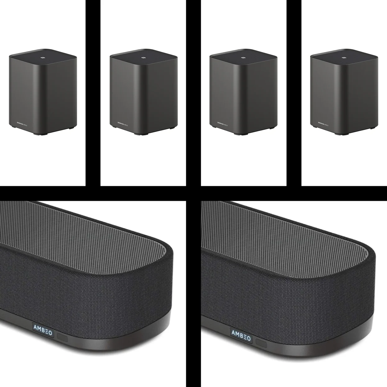 2 x AMBEO Soundbar Plus + 4 x AMBEO Sub Bundle