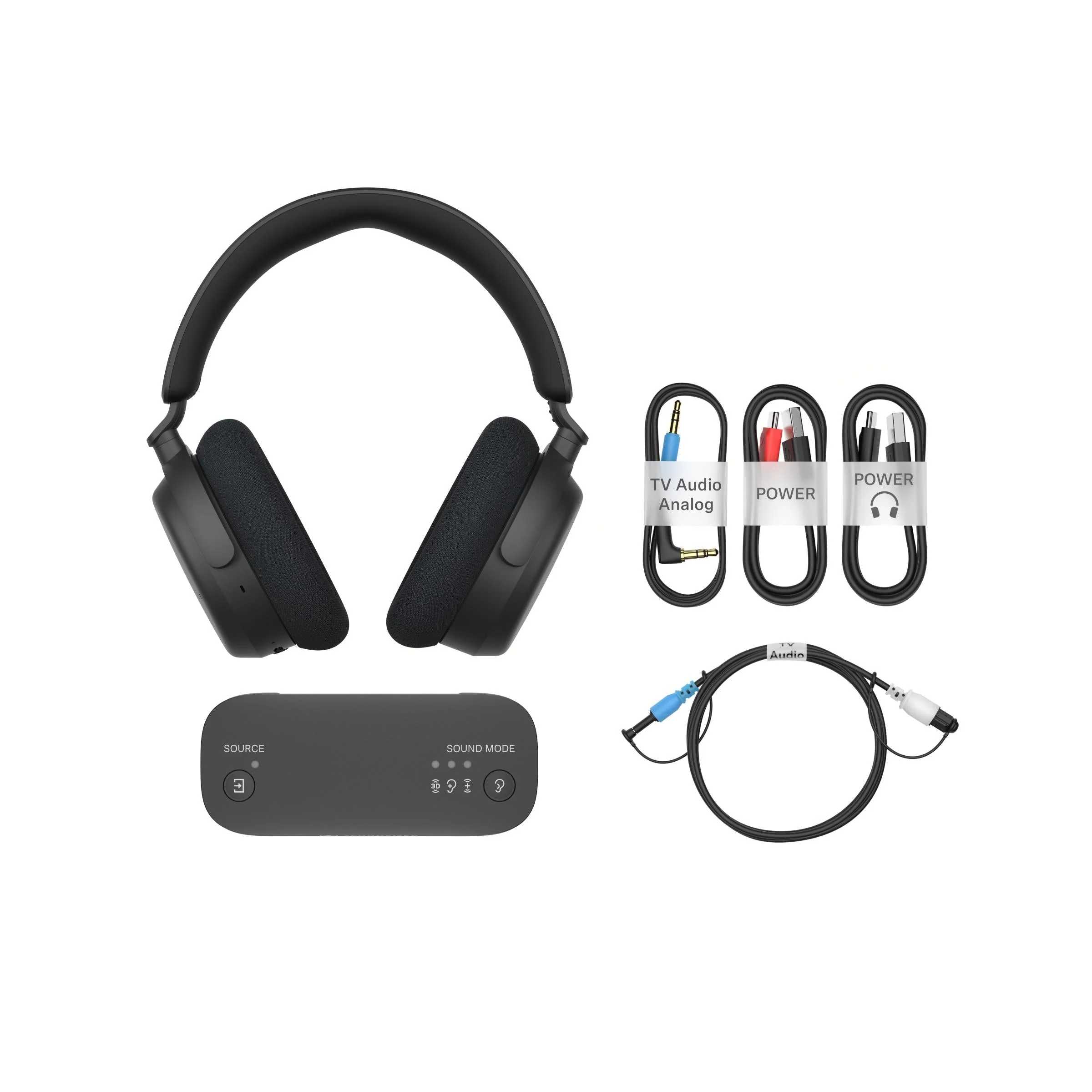 RS 255 TV Headphones - Bluetooth Auracast Headphones and BTA1 transmitter without stand - Image 5